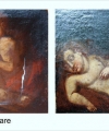 Restaurare tablou Ioan Botezătorul și Iisus copii