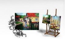 Peisaje picturi pe pânză de vânzare Pictură peisaje personalizate Peisaje compoziții pictate la comandă peisagist Călin Bogătean pictor artist contemporan