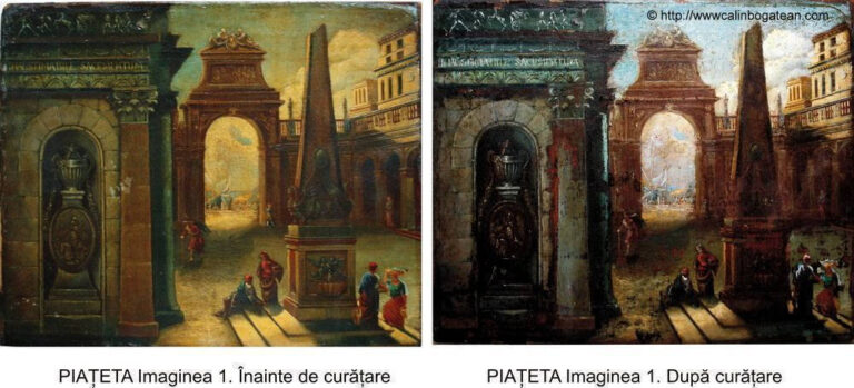 Restaurare tablou  Piațeta  Veneția