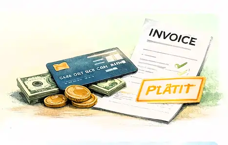 Client efectuând plata și rezervând comanda pentru portretul personalizat realizat de Călin Bogătean