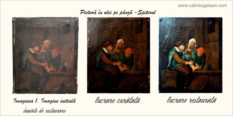 RESTAURARE pictura școala olandeză
