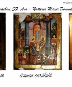 Restaurare icoană Sfinții Ioachim și Ana