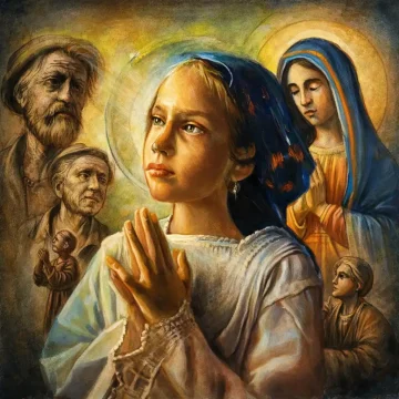 Fir de lumină către cer
Pictură, ulei pe pânză, 2023
30 × 30 cm Lucrări selectate Rugăciunea ca lumină interioară., pictură în ulei pe pânză Serii recente de pictură contemporană Călin Bogătean picturi originale portret contemporan ulei pe pânză Călin Bogătean