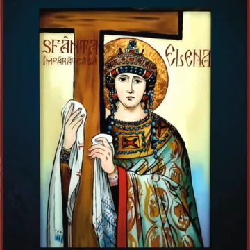 Sfânta Împărăteasă Elena
Icoană pe sticlă, ulei, 2024
40 × 30 cm Icoană pe sticlă reprezentând Sfânta Împărăteasă Elena, reinterpretare contemporană în stil iconografic tradițional